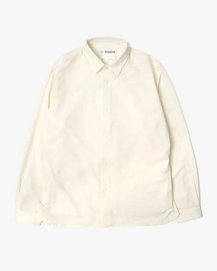 YAECA (MEN) / STANDARD - COMFORT SHIRT / OFF WHITE