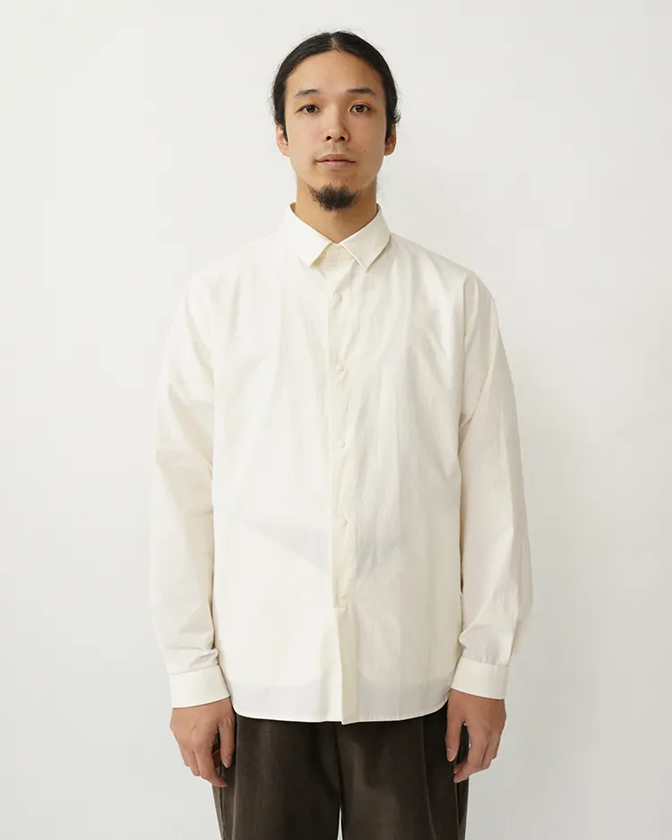 YAECA (MEN) / STANDARD - COMFORT SHIRT / OFF WHITE