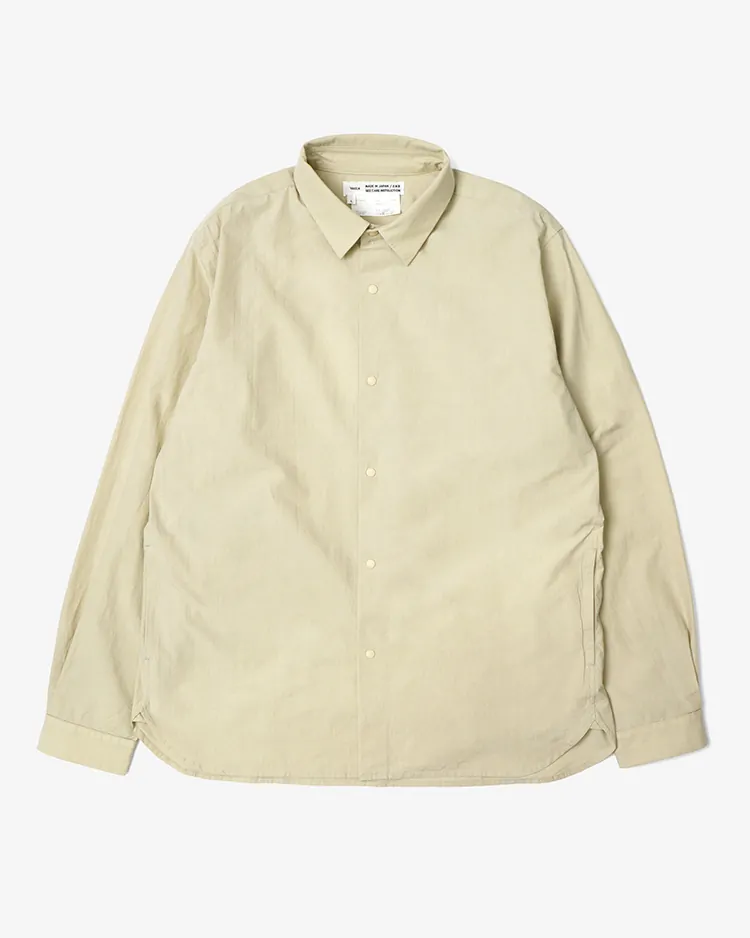 YAECA (MEN) / STANDARD - COMFORT SHIRT / BEIGE