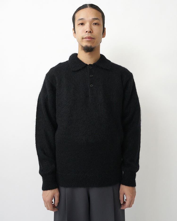 BATONER(バトナー) PURE MOHAIR100％ POLO PURE MOHAIR POLO | BATONER (MEN)(バトナー) | KNIT | Dice&Dice
