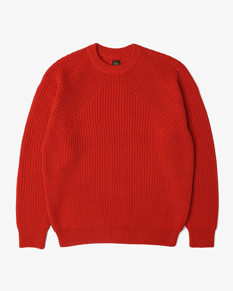 BATONER (MEN) / SIGNATURE CREW NECK / VERMILION