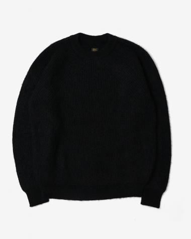 BATONER (MEN) / PURE MOHAIR SIGNATURE CREW NECK
