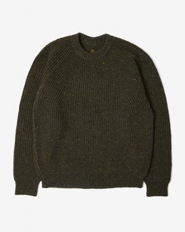 BATONER (MEN) / DONEGAL SIGNATURE CREW NECK / OLIVE
