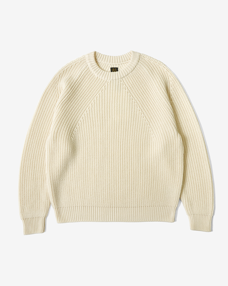 BATONER (WOMEN) / SIGNATURE CREW NECK / IVORY