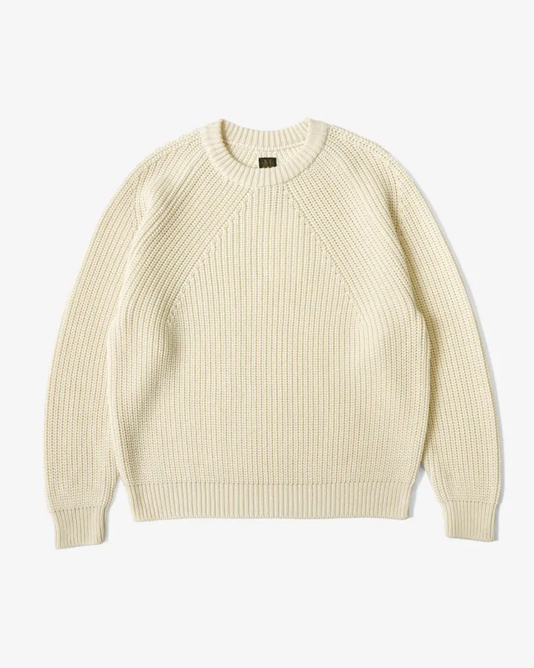 BATONER (WOMEN) / SIGNATURE CREW NECK / IVORY