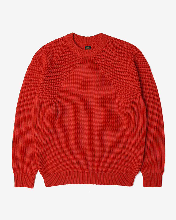 BATONER (WOMEN) / SIGNATURE CREW NECK / VERMILION