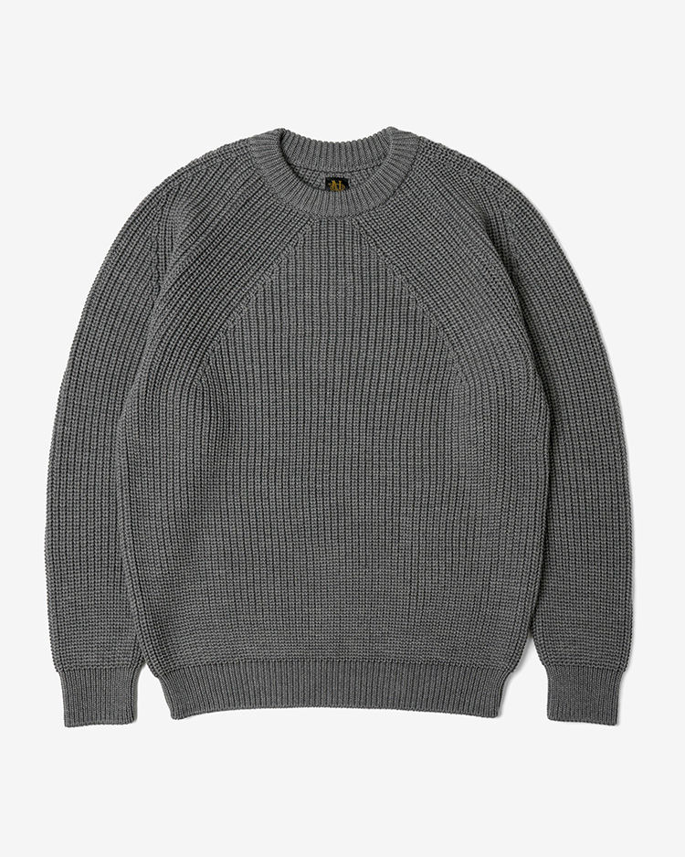 BATONER (WOMEN) / SIGNATURE CREW NECK / MELANGE GRAY