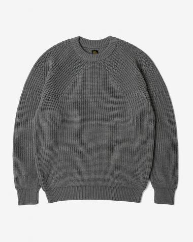 BATONER (WOMEN) / SIGNATURE CREW NECK / MELANGE GRAY
