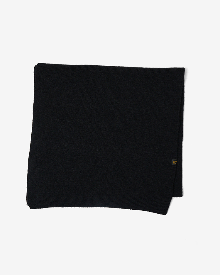 BATONER (MEN) / FLUFFY MUFFLER / SOLID BLACK