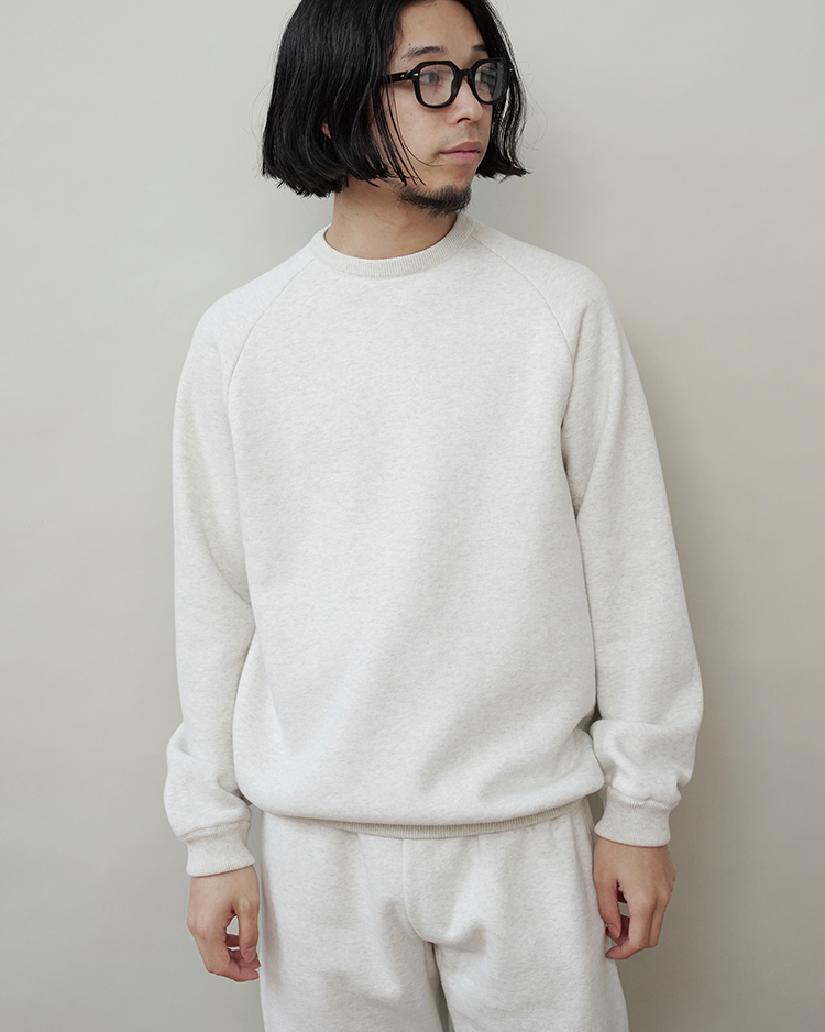 YAECA (MEN) / JUMBERCA URAKE CREW NECK / L.GRAY