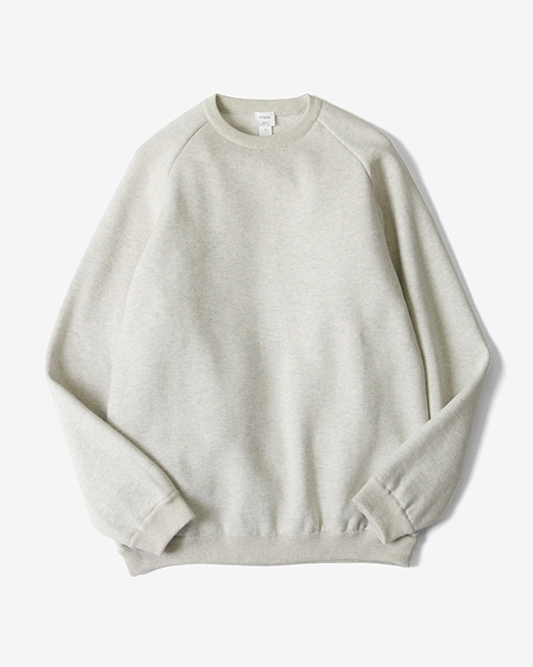 YAECA (MEN) / JUMBERCA URAKE CREW NECK / L.GRAY