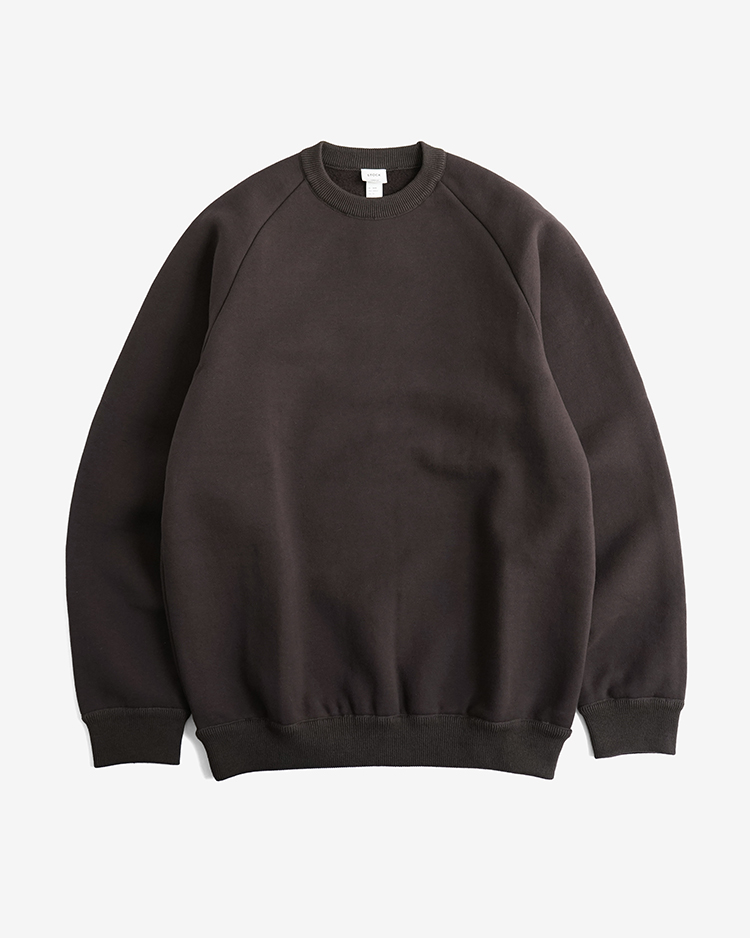 YAECA (MEN) / JUMBERCA URAKE CREW NECK / BROWN
