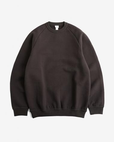 YAECA (MEN) / JUMBERCA URAKE CREW NECK / BROWN