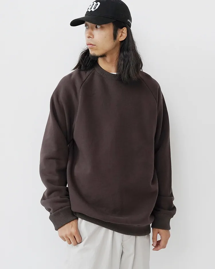 YAECA (MEN) / JUMBERCA URAKE CREW NECK / BROWN