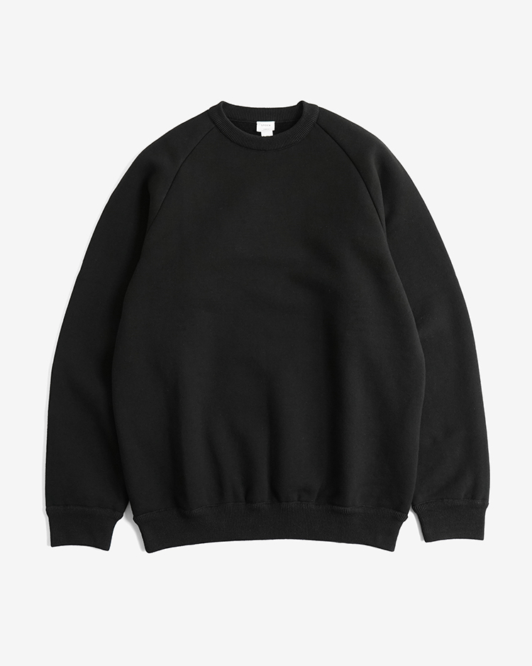 YAECA (MEN) / JUMBERCA URAKE CREW NECK / BLACK