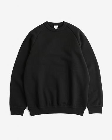 YAECA (MEN) / JUMBERCA URAKE CREW NECK / BLACK