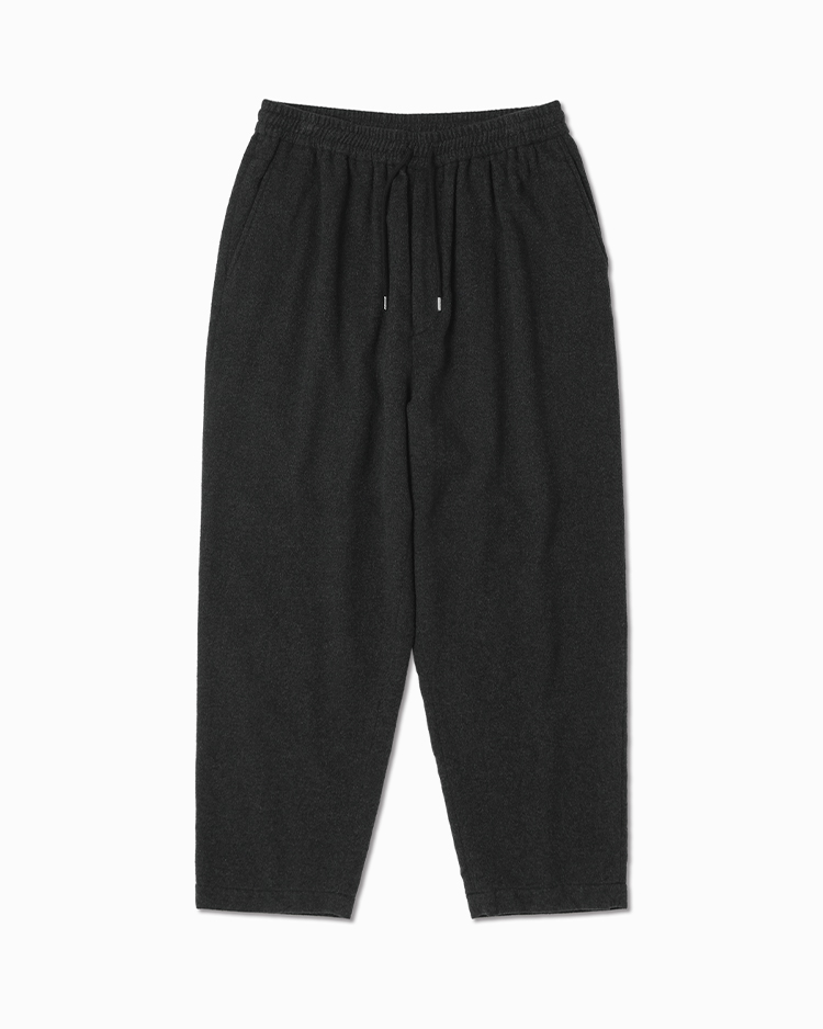 BATONER (MEN) / SHUKUJU CASHMERE TRACK PANTS / CHARCOAL