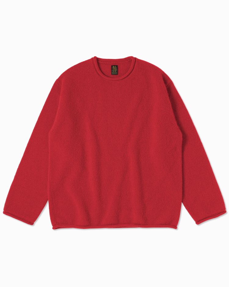 BATONER (MEN) / BLUEFACE ROLL NECK / RED