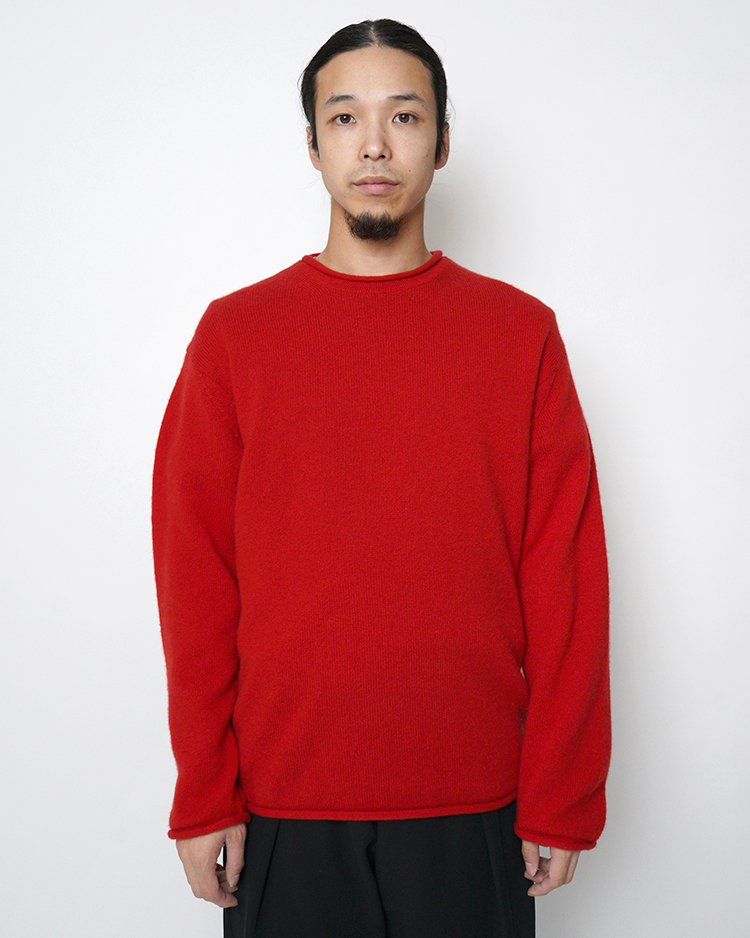 BATONER (MEN) / BLUEFACE ROLL NECK / RED