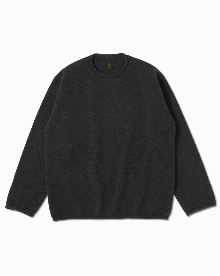 BATONER (MEN) / BLUEFACE ROLL NECK / BLACK