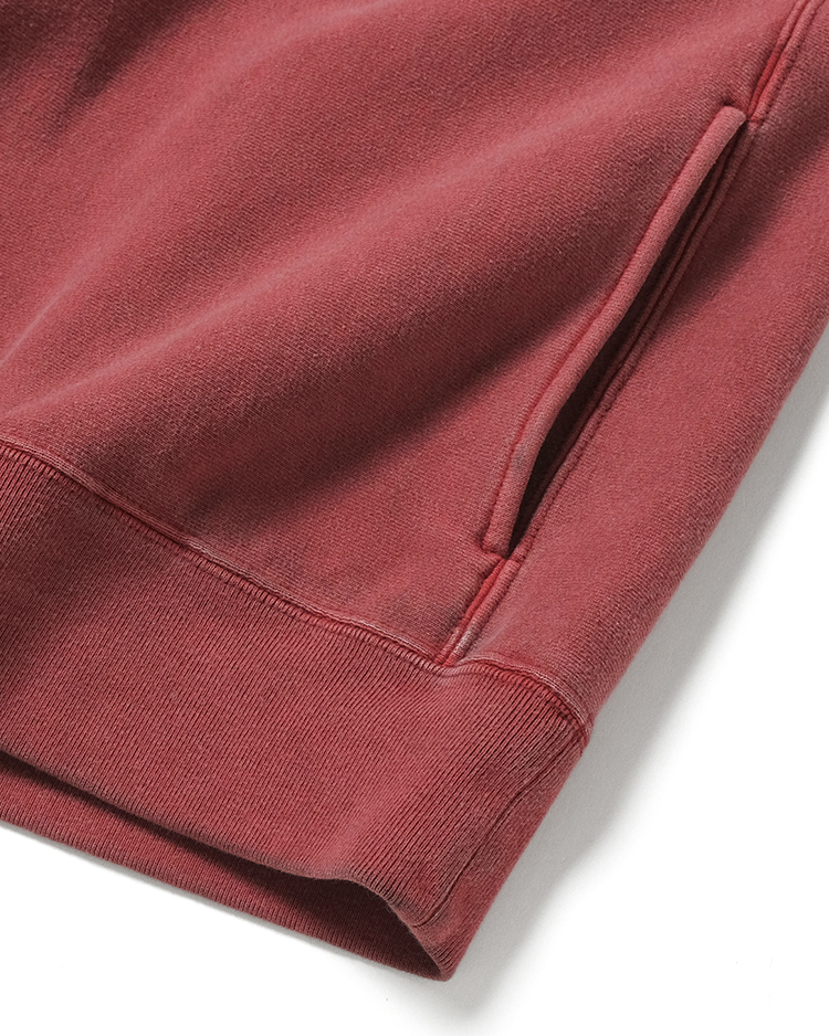 BATONER (MEN) / FADE COLOR JUMBERCA URAKE CREW NECK / FADE RED