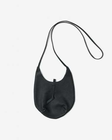 Dice&Dice / LEATHER SHOULDER BAG / BLACK
