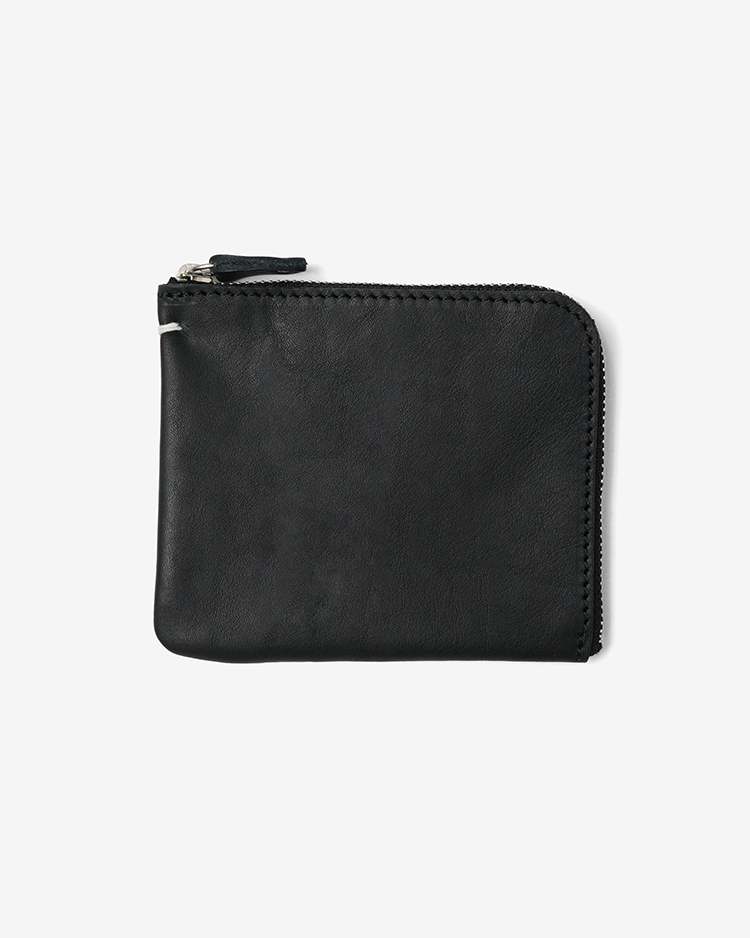 Dice&Dice / LEATHER L ZIP WALLET / BLACK
