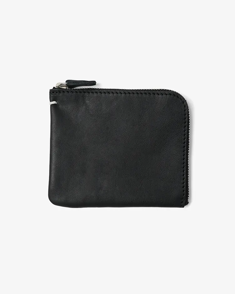 Dice&Dice / LEATHER L ZIP WALLET / BLACK