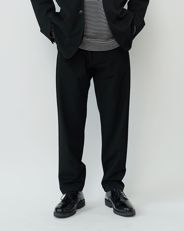 YAECA (MEN) / STANDARD - 2WAY PANTS / BLACK