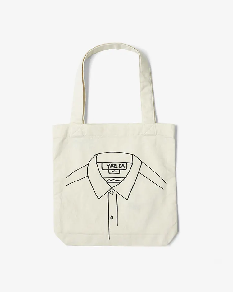 YAECA (WOMEN) / Print Bag S / NATURAL (COMFORT SHIRTS)