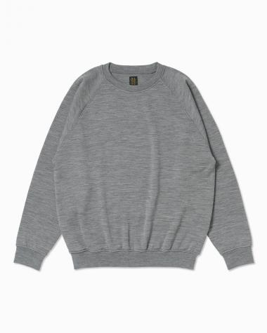  / ALL WOOL URAKE CREW NECK / GREY