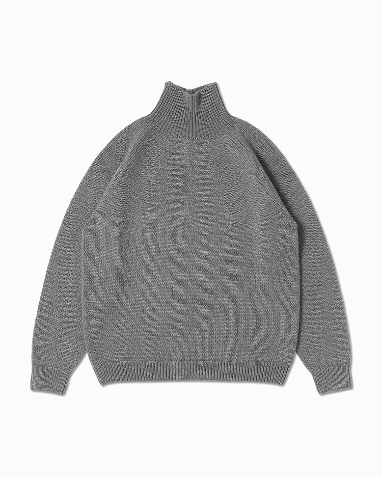 BATONER (MEN) / SPREAD TENJIKU TURTLE NECK / GREY