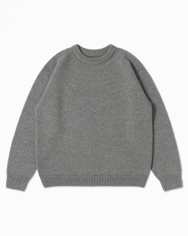  / SPREAD TENJIKU CREW NECK / GREY