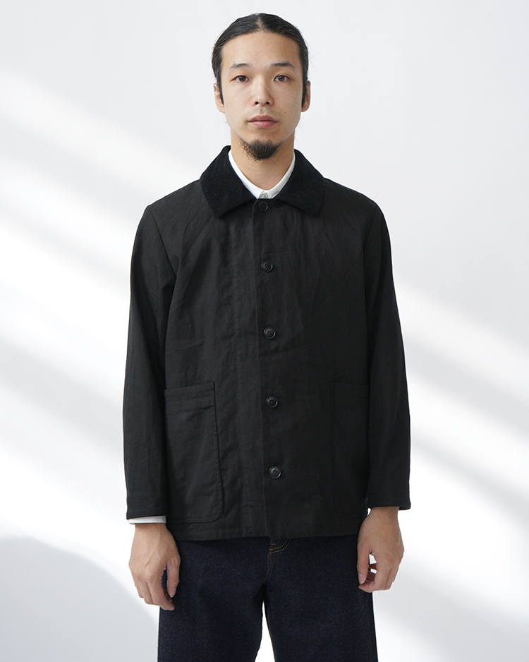 Short Overcoat-Oiled / BLACK | YAECA (MEN)(ヤエカ) | OUTER WEAR