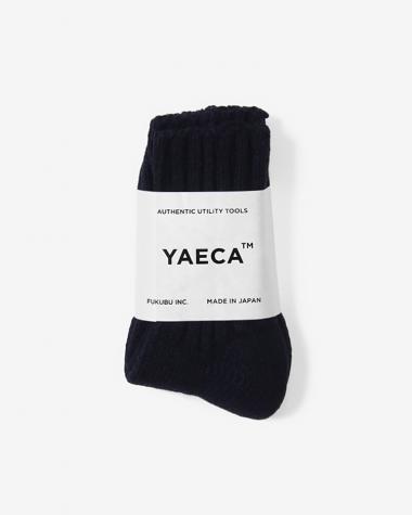 YAECA (WOMEN) / COTTON SILK SOCKS / D.NAVY