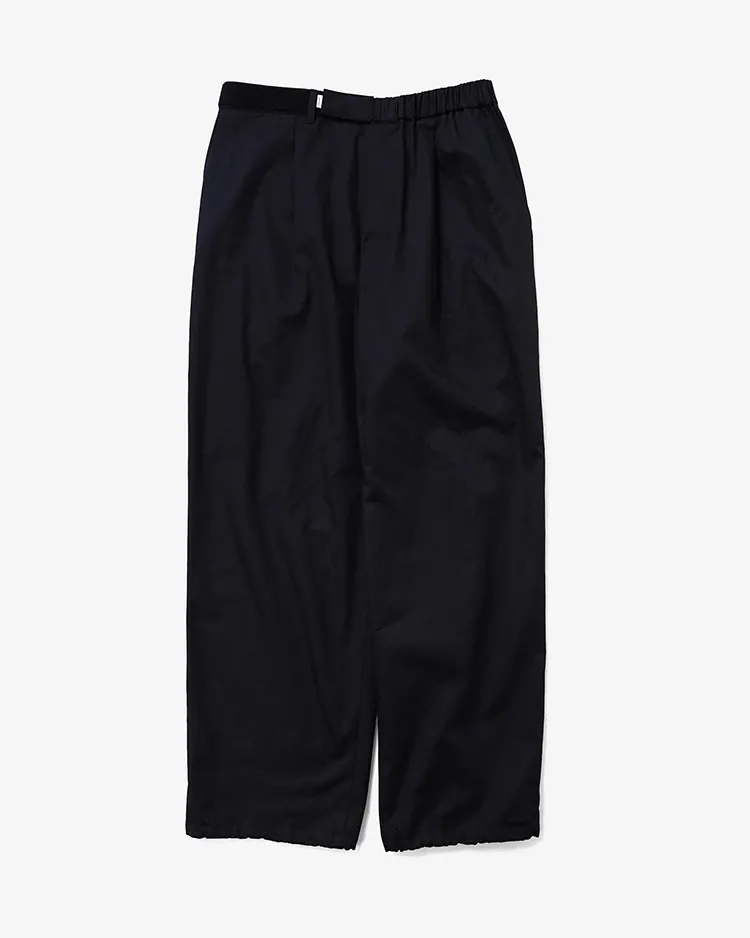 Graphpaper (MEN) / Cotton Gabardine Chef Track Pants / NAVY