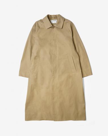 YAECA (MEN) / Balmacaan Coat - Long / KHAKI
