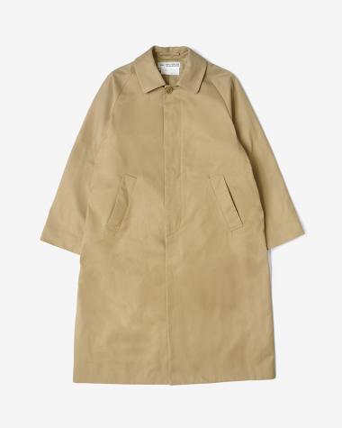 YAECA (WOMEN) / Balmacaan Coat- Standard / KHAKI