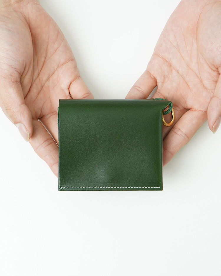 ED ROBERT JUDSON / KREL - RING WALLET GOLD RING / GREEN