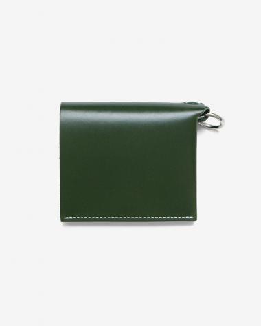  / KREL - RING WALLET SILVER RING / GREEN