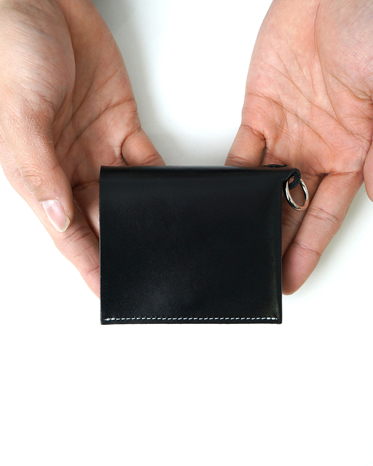 ED ROBERT JUDSON / KREL - RING WALLET SILVER RING / BLACK