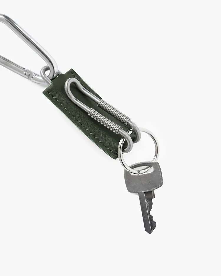 ED ROBERT JUDSON / CLIX - SPRING CLIP KEY HOLDER - PULL UP/ GREEN