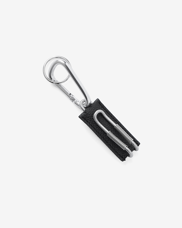 ED ROBERT JUDSON / CLIX - SPRING CLIP KEY HOLDER / BLACK
