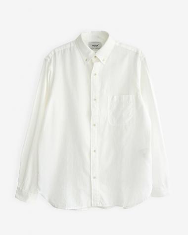 YAECA (MEN) / BUTTON SHIRT B/D / WHITE