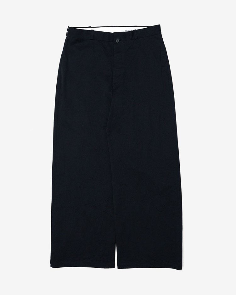 YAECA (MEN) / WIDE - CHINO / NAVY