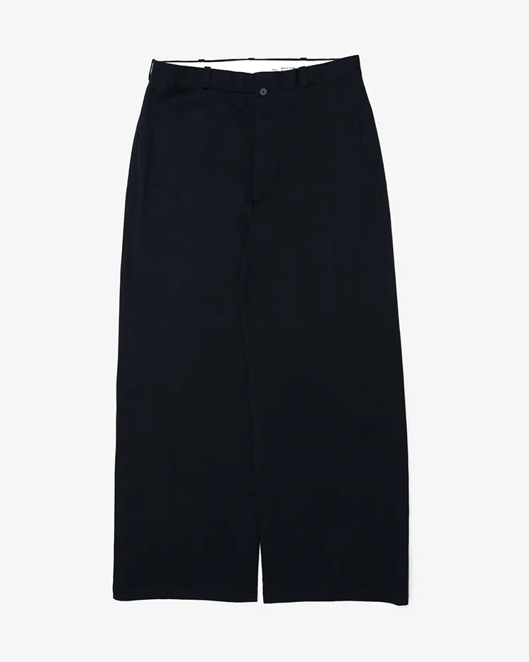 YAECA (MEN) / WIDE - CHINO / NAVY