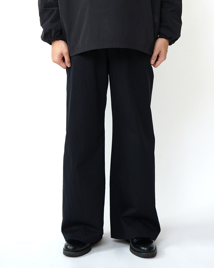 YAECA (MEN) / WIDE - CHINO / NAVY