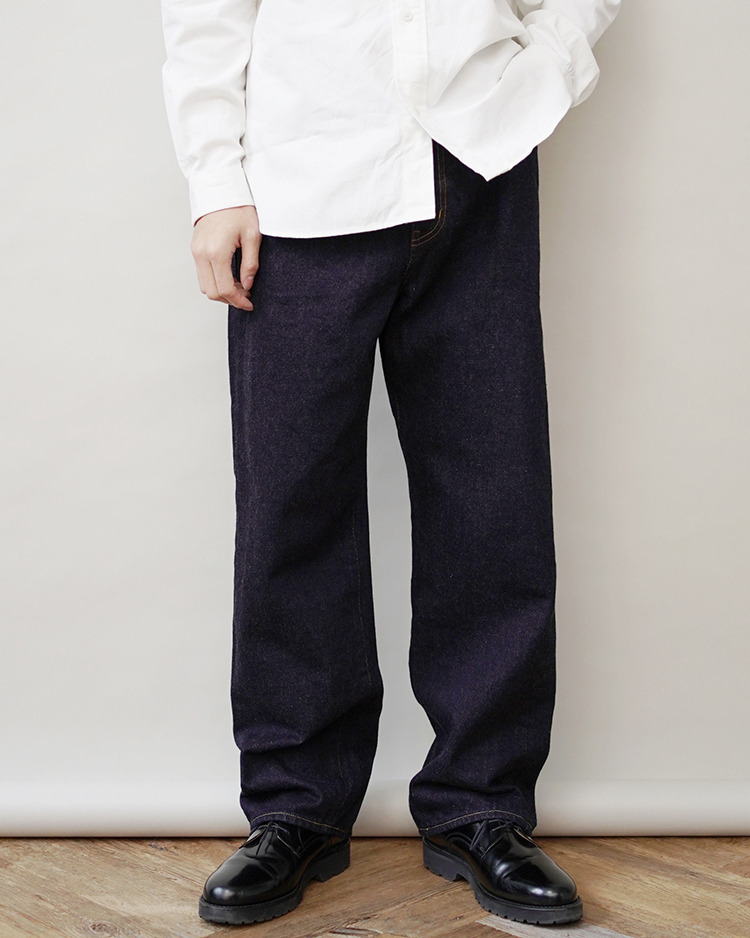 YAECA (MEN) / WIDE STRAIGHT DENIM(13-14W)