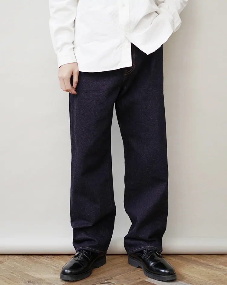 YAECA (MEN) / WIDE STRAIGHT DENIM(13-14W)