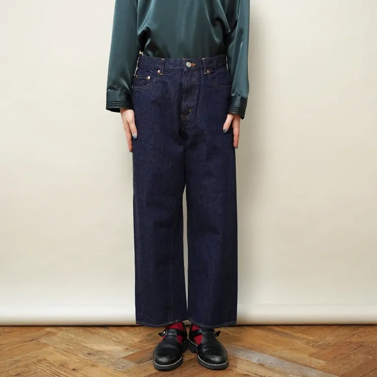 YAECA (WOMEN) / WIDE STRAIGHT DENIM(11-13WW)